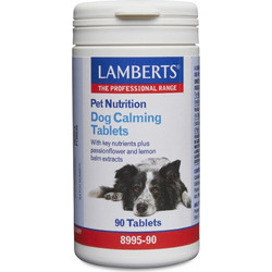 Lamberts Pet Nutrition Calming Συμπλήρωμα Διατροφής Σκύλου για Διαχείριση Άγχους & Στρες 90 Δισκία
