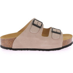 Plakton Γυναικεία Σανδάλια Suede Εκρού 340010