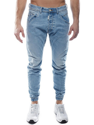 Cover Ανδρικό Τζιν Παντελόνι Ελαστικό Slim Εφαρμογή Μπλε E8380-32