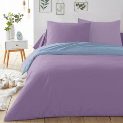 Isadore Lorraine Σετ Σεντόνια Υπέρδιπλα 240x260 Love your bed Μωβ Σιέλ