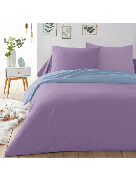 Isadore Lorraine Σετ Σεντόνια Υπέρδιπλα 240x260 Love your bed Μωβ Σιέλ
