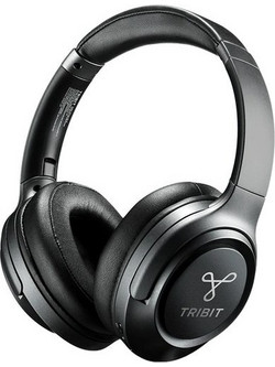 Tribit Xfree Go S Ασύρματα Bluetooth Ακουστικά Over Ear Μαύρα