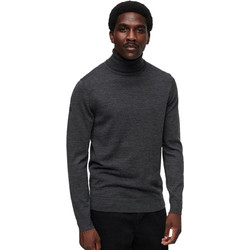 Superdry Ανδρική Πλεκτή Μπλούζα Ζιβάγκο Ανθρακί M6110516A-HEB