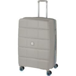 Dielle 210 Βαλίτσα Μεγάλη 75x47x30cm με 4 Ρόδες Γκρι