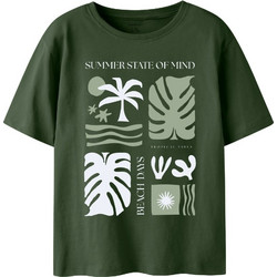 Name It Hawaii Παιδικό T-Shirt Κοντομάνικο Κυπαρισσί 13251006
