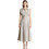 Guess Midi Καλοκαιρινό Καθημερινό Φόρεμα Μπεζ W6GKA0W2353-G8CJ