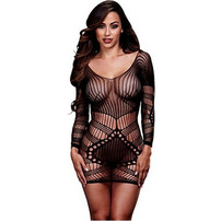 Baci Sexy Φόρεμα Διχτυωτό Μαύρο 4890808176528