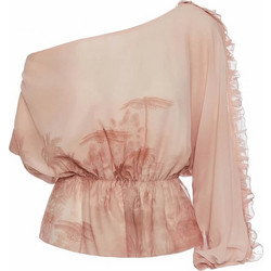Lynne Γυναικείο Καλοκαιρινό Top Ροζ 153-510056