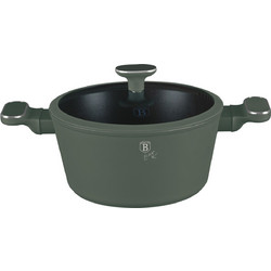 Berlinger Haus Matte Green Collection Κατσαρόλα Αλουμινίου Αντικολλητική 24cm 4.1lt