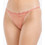 Mei Γυναικείο Sexy String με Δαντέλα Ροζ 1220