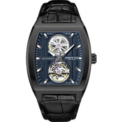 Kenneth Cole Ανδρικό Ρολόι Αυτόματο με Μαύρο Λουράκι KCWGX0058802