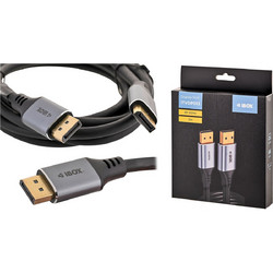 iBox Καλώδιο DisplayPort to DisplayPort Male 3m Black ITVDP013