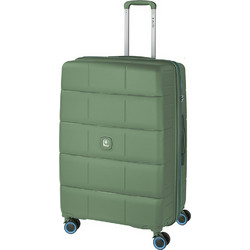 Dielle 210 Βαλίτσα Μεγάλη 77x49x39cm με 4 Ρόδες Πράσινη