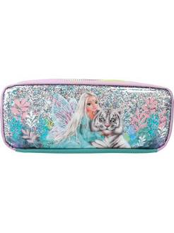 Top Model Fantasy Tiger Κασετίνα Βαρελάκι Ασημί 412499