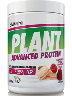 Per4m Plant Advanced Raspberry White Chocolate Φυτική Πρωτεΐνη Χωρίς Λακτόζη & Γλουτένη 900gr