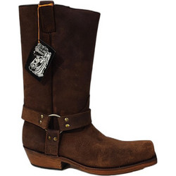 Buffalo Ανδρικές Μπότες Suede Καφέ με Φερμουάρ 1442002
