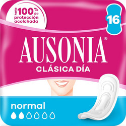 Ausonia Normal Σερβιετάκια για Ελαφριά Ροή 2 Σταγόνες 16τμχ
