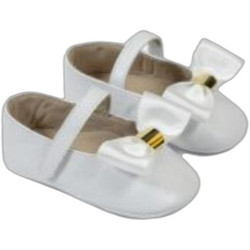 Babywalker Βαπτιστικές Μπαλαρίνες Αγκαλιάς Δερμάτινες Εκρού MI1598
