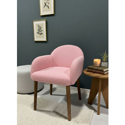 Stewe Home Πολυθρόνα Ροζ STE-026767-V58422