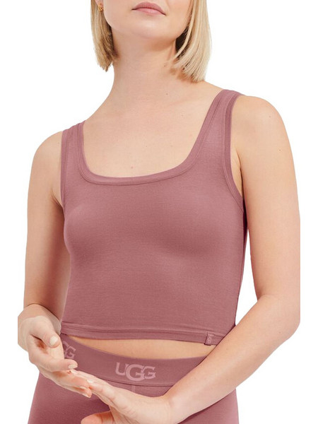 UGG Adrianne Γυναικείο Καλοκαιρινό Crop Top Ροζ 1136920-SPMV