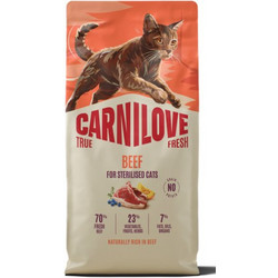 Carnilove True Fresh Sterilised Grain Free with Beef 6kg