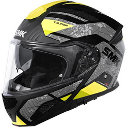 SMK Gullwing Navigator Grey Yellow Κράνος Μηχανής Flip-Up