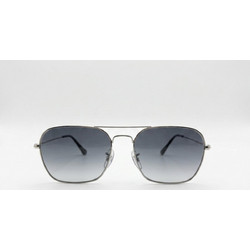 Enzo DG3136 C4 Ανδρικά Γυαλιά Ηλίου Aviator Μεταλλικά Ασημί με Μαύρο Φακό