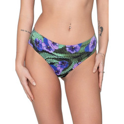 Luna Blossom Bikini Slip Floral Πράσινο Μωβ 94726