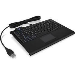 KeySonic KSK-3210ELU Black Πληκτρολόγιο με TouchPad