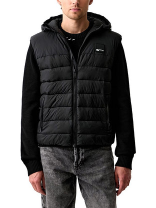 Karl Lagerfeld Αμάνικο Ανδρικό Μπουφάν Puffer Μαύρο B3M15052-999