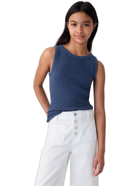 Gap Γυναικείο Καλοκαιρινό Top Ριπ Navy Μπλε 883122-008
