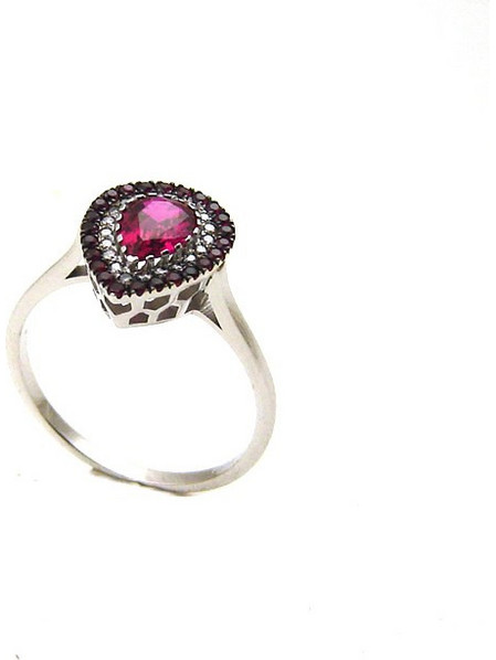 DiamondJools Γυναικείο Δαχτυλίδι Ροζέτα από Xρυσό 18K με Διαμάντι REM1711368702