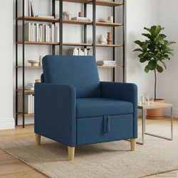 vidaXL Πολυθρόνα Μπλε 42036871