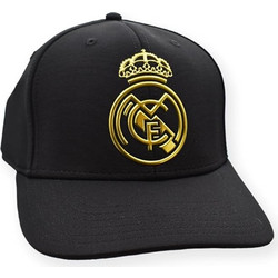 Real Madrid Ανδρικό Καπέλο Jockey Υφασμάτινο Μαύρο 53RM3GO41