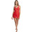 Moongirl Sexy Babydoll See Through Κόκκινο S3017