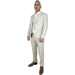 Sogo Casual Ανδρικό Κοστούμι Χειμερινό με Στενή Εφαρμογή & Γιλέκο Γκρι 26032-701-202