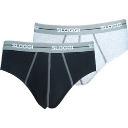 Sloggi Ανδρικά Σλιπ Βαμβακερά 2Pack 10050546-M013