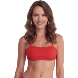 BLU4U Solids Bikini Top Strapless με Ενίσχυση Κόκκινο 26366073-07