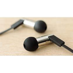 Final Heaven IV Ακουστικά Ψείρες In-Ear Ασημί Μαύρα