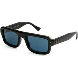 Ray-Ban RB4954 601/80 Ανδρικά Γυαλιά Ηλίου Aviator Κοκάλινα Μαύρα με Μπλε Φακό