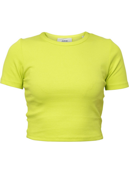 JJXX Γυναικείο Καλοκαιρινό Crop Top Ριπ Lime 12217164