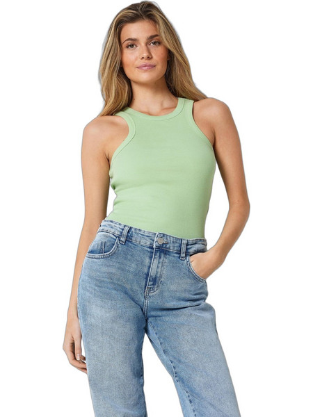 Noisy May Γυναικείο Καλοκαιρινό Top Ριπ Πράσινο Mint 27020871