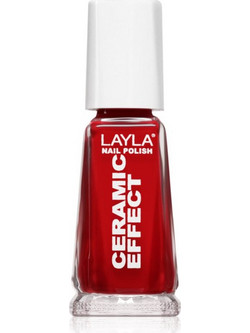 Layla Ceramic Effect 6 Milan Red Gloss Βερνίκι Νυχιών 10ml