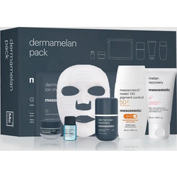 Mesoestetic Dermamelan Oil Removing Solution 10ml + Mask 10gr + Ion Mask 20gr + Treatment 30gr + Melan Recovery 50ml + Mesoprotech Melan 130 Pigment Control 50ml