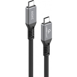 Cablexpert Braided USB-C to USB-C 240W 0.3m Black CCBP-USB4-CMCM240-0.3M
