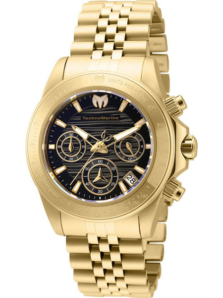 TechnoMarine Manta Γυναικείο Ρολόι Χρονογράφος με Χρυσό Μεταλλικό Μπρασελέ TM-219030