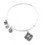 Alex and Ani Γυναικείο Βραχιόλι Βέργα με Καρδιά Ασημί A18BILY06RS