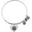 Alex and Ani Γυναικείο Βραχιόλι Βέργα με Καρδιά Ασημί A15EB02SS