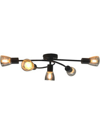 Vivalux Dante Κρεμαστό Φωτιστικό Οροφής Καμπάνα Πολύφωτο E14 Ανθρακί 58x24x16.5cm viv005052