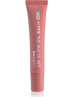 Lumene Lip Glow 1 Fudge Lip Oil Tube με Χρώμα SPF30 10ml